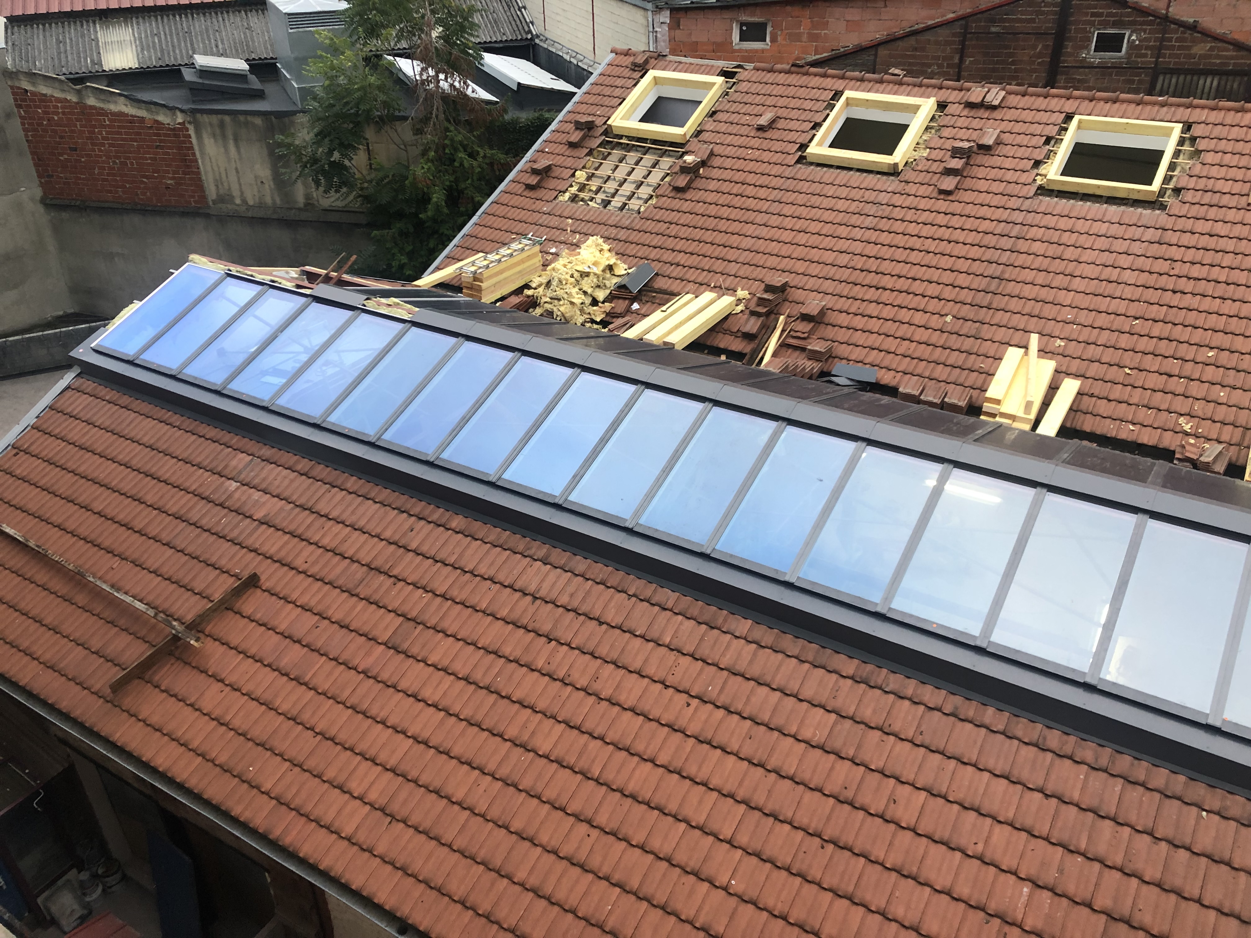 Verrière modulaire à Saint Ouen en Seine Saint Denis