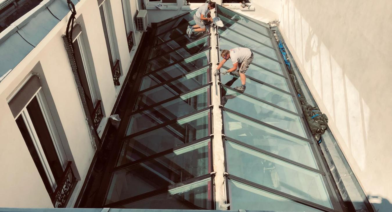 Verrière modulaire à Paris 10